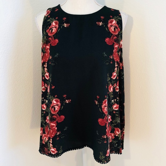 Xhilaration Tops - ~Rose Open Back Blouse~